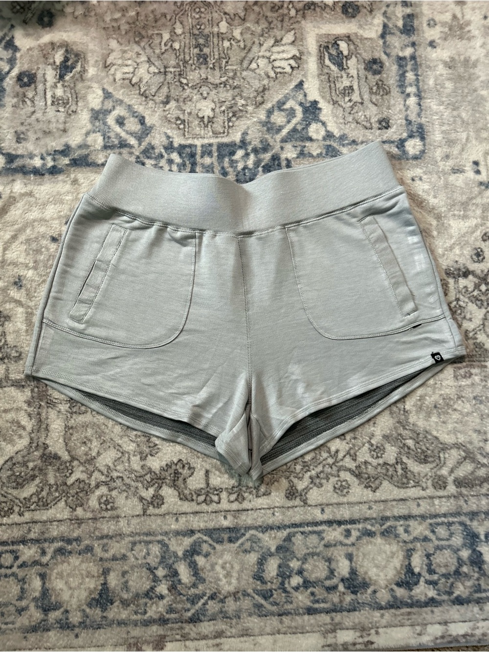 Colosseum Light Gray Women's Stretch Knit Shorts